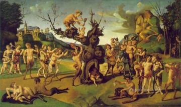 Piero di Cosme Painting - El descubrimiento de la miel 1505 Renacimiento Piero di Cosimo